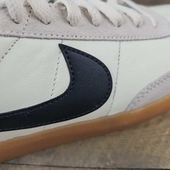 Nike Men's Killshot 2 Leather Shoes Sneakers Sail Oil Grey Gum Yellow NEW - Picture 9 of 10